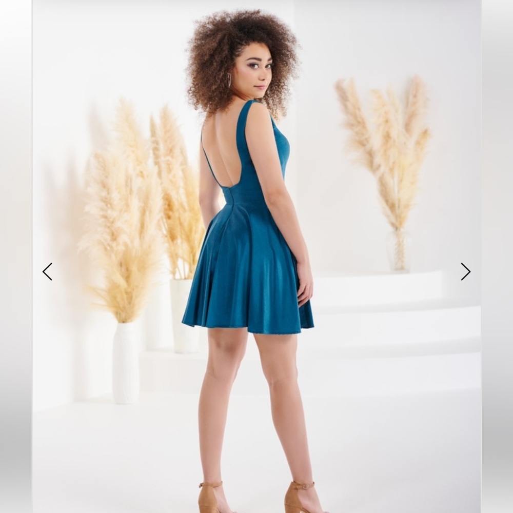 Jersey A-Line Cocktail Dress